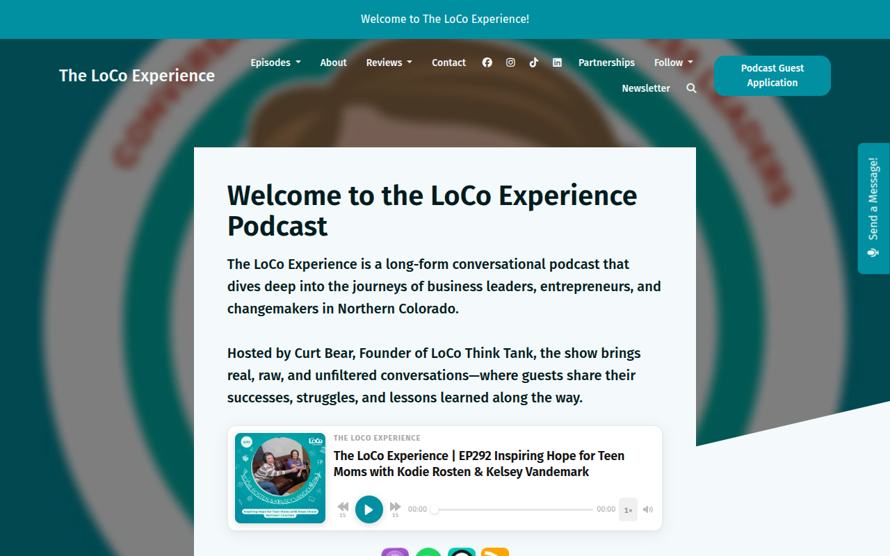 Visit the LoCo Experience Podcast website (opens in a new tab)