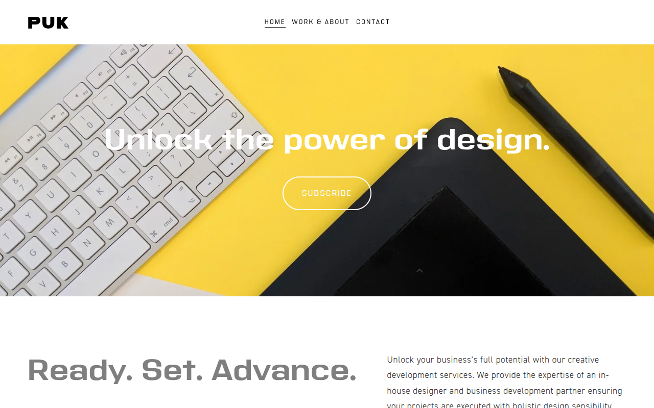 Visit the PUK Designs website (opens in a new tab)