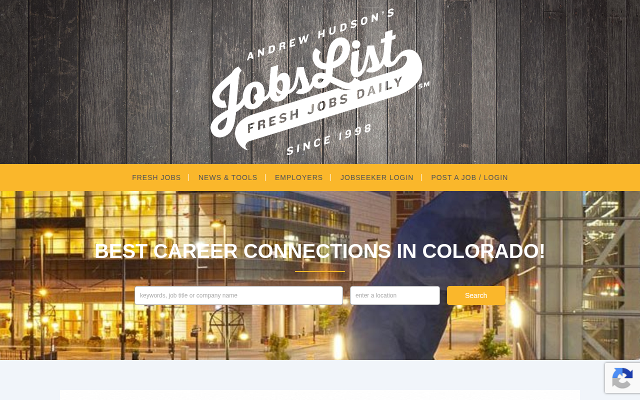 Visit the Andrew Hudson's Jobs List website (opens in a new tab)
