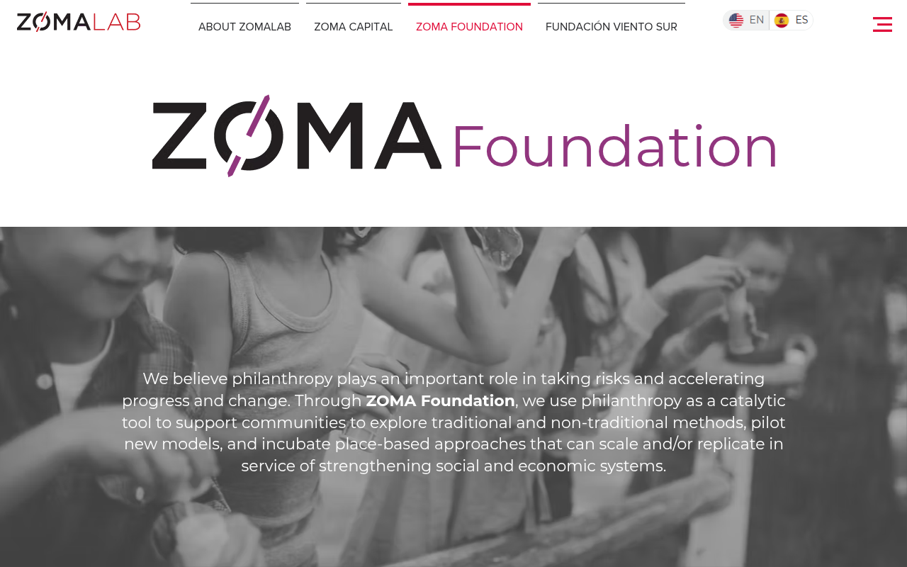 Visit the ZOMA Foundation website (opens in a new tab)