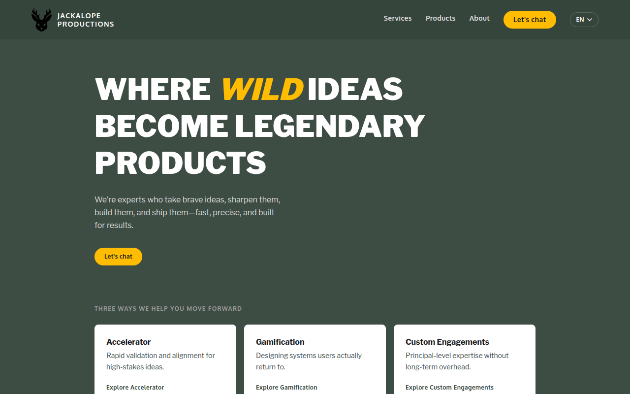Visit the Jackalope Productions website (opens in a new tab)