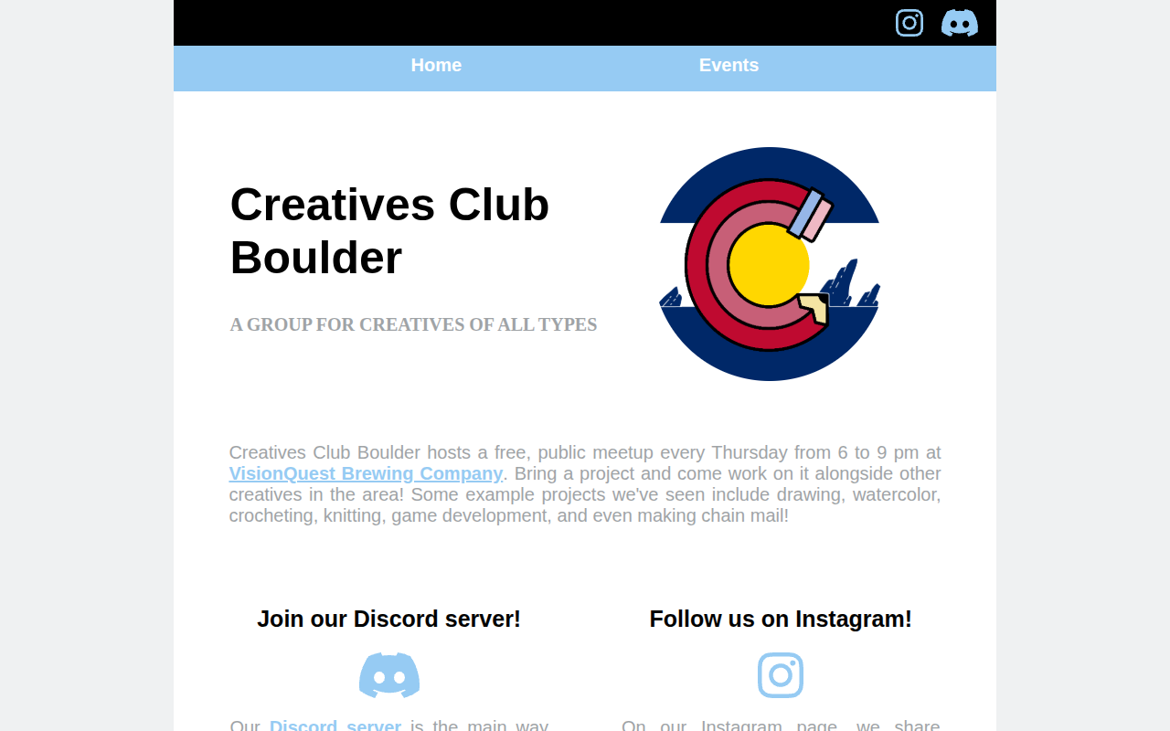 Visit the Creatives Club Boulder website (opens in a new tab)