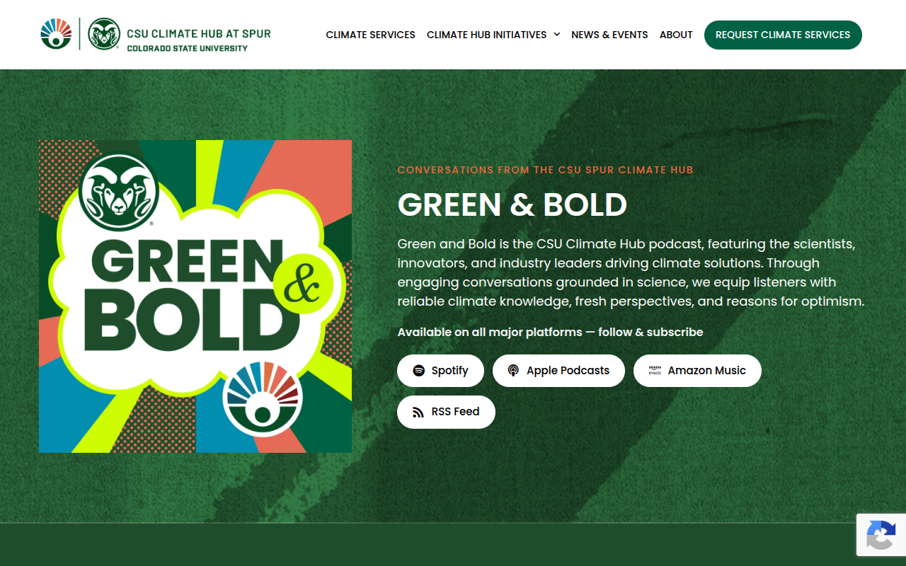 Visit the Green and Bold Podcast website (opens in a new tab)