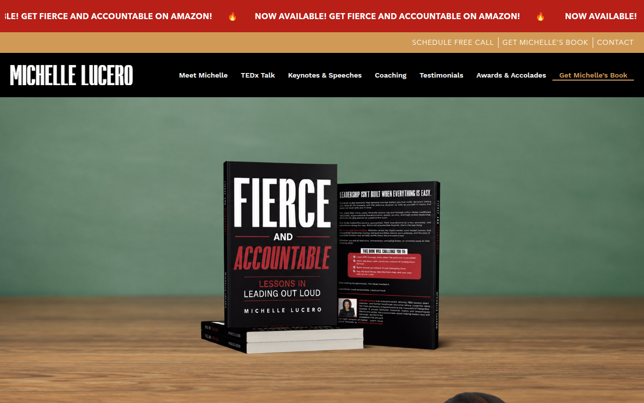 Visit the Fierce and Accountable: Lessons in Leading Out Loud website (opens in a new tab)